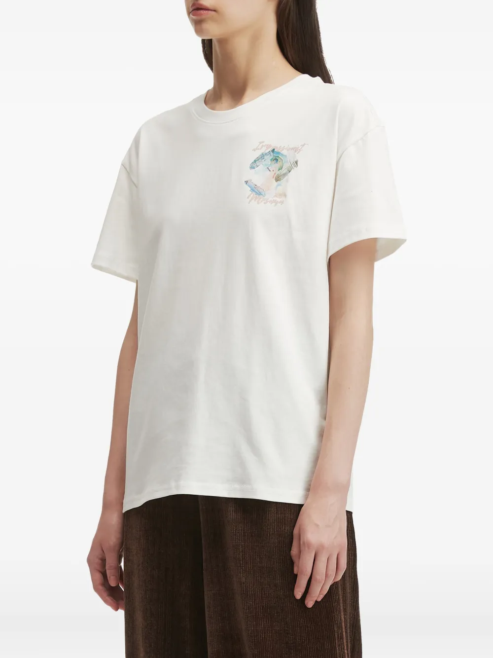 Musium Div. Graphic-print T-shirt In White