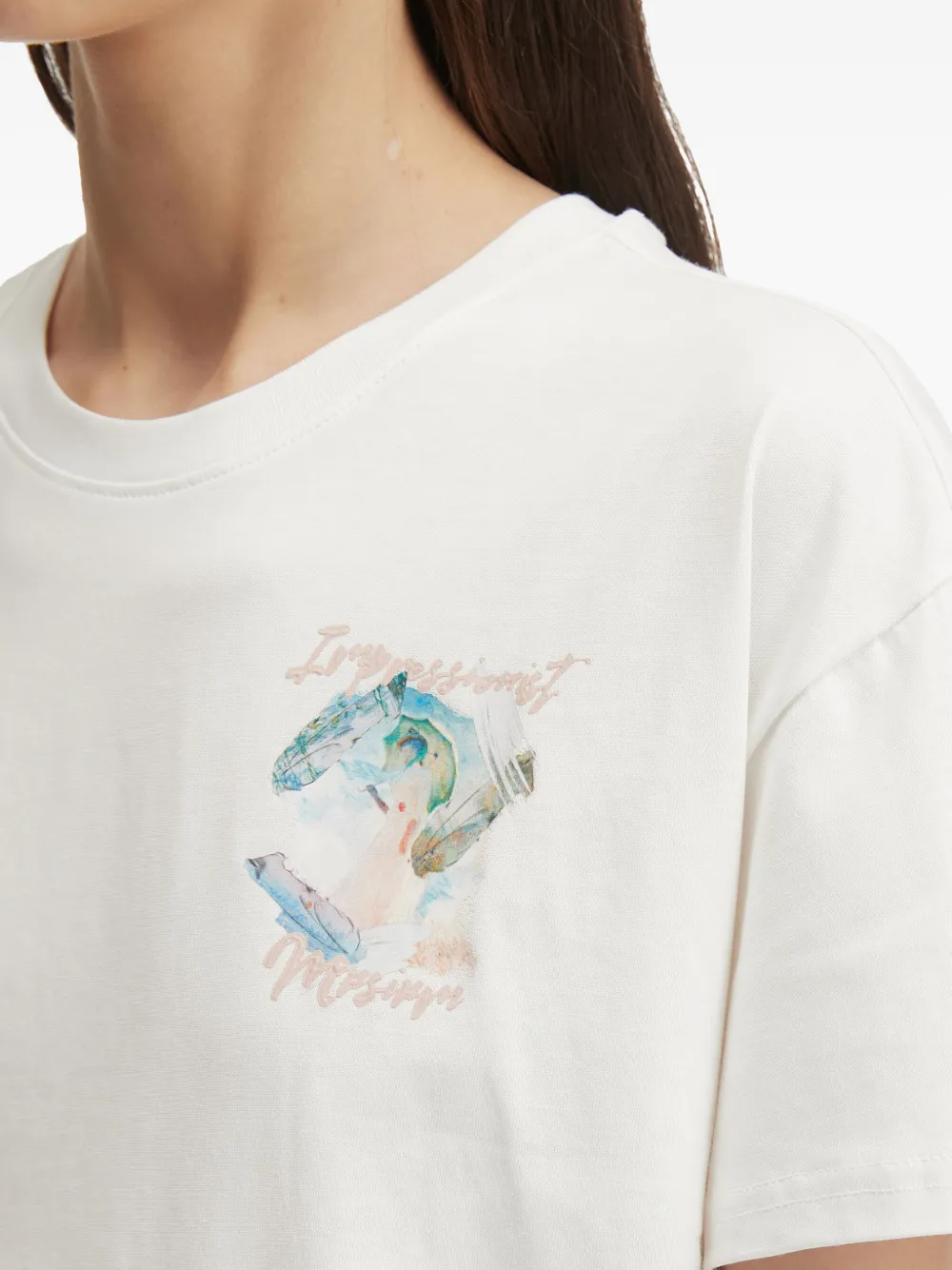 Musium Div. Graphic-print T-shirt In White
