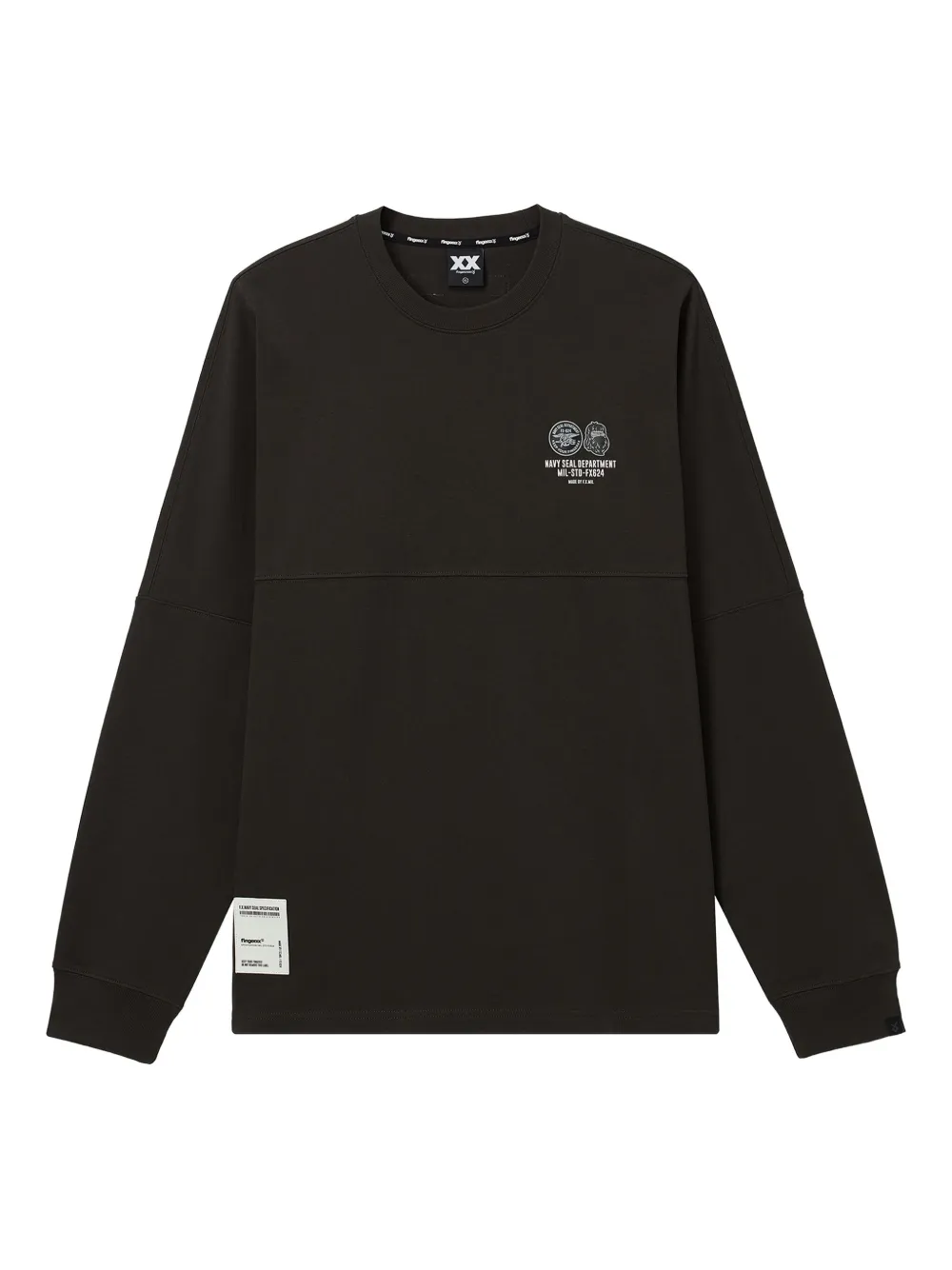FINGERCROXX long-sleeve T-shirt | Brown | Image 1