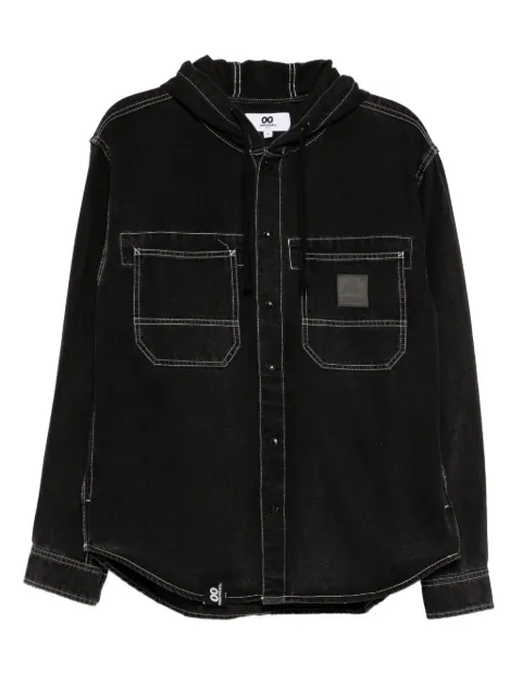 CHOCOOLATE drawstring hooded shirt 