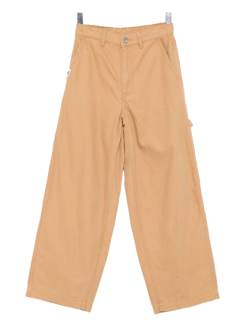 Chocoolate Wide-leg Trousers In Yellow