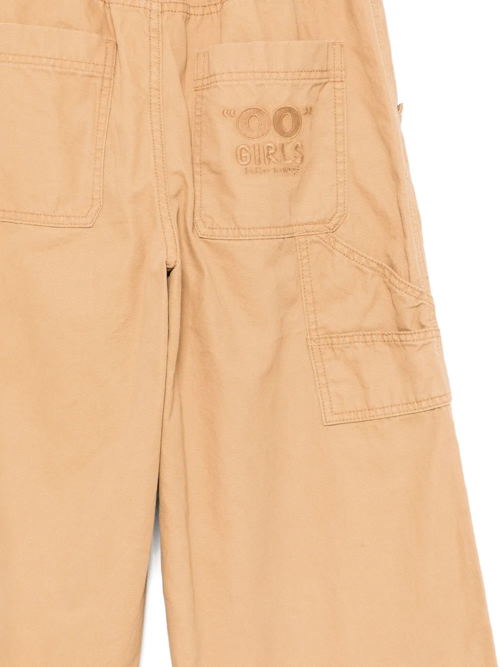 Chocoolate Wide-leg Trousers In Yellow