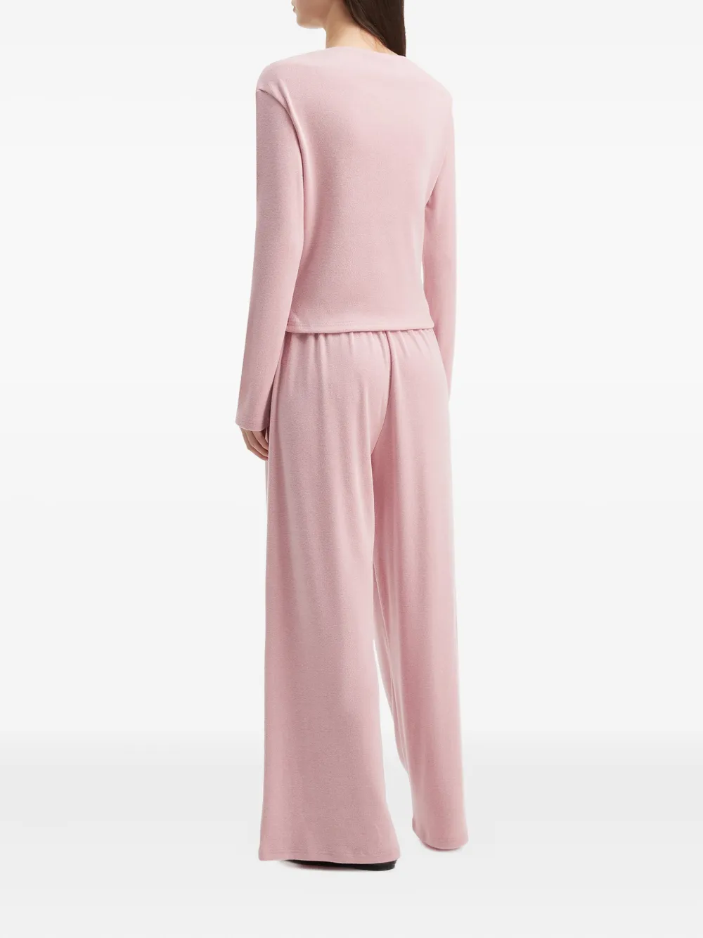 B+ab Draped Set In Pink