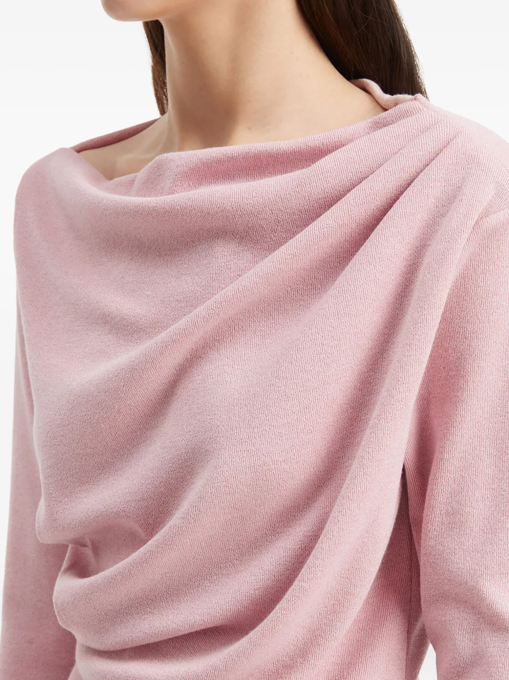 B+ab Draped Set In Pink