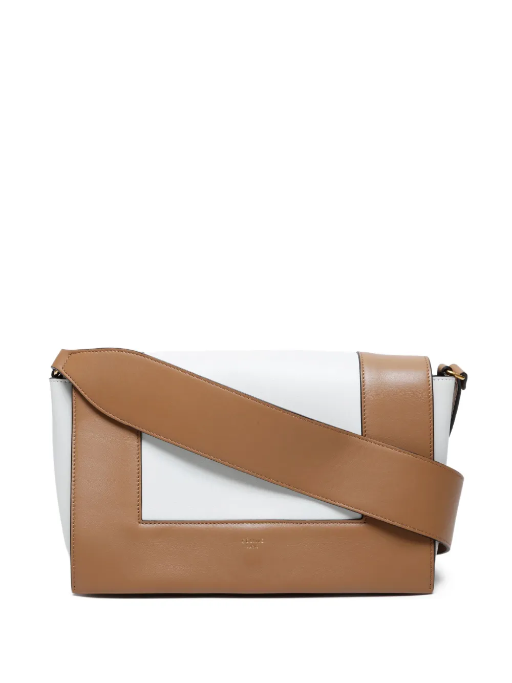 Celine Pre-Owned 2015-2020s leather shoulder bag | White | Image 1