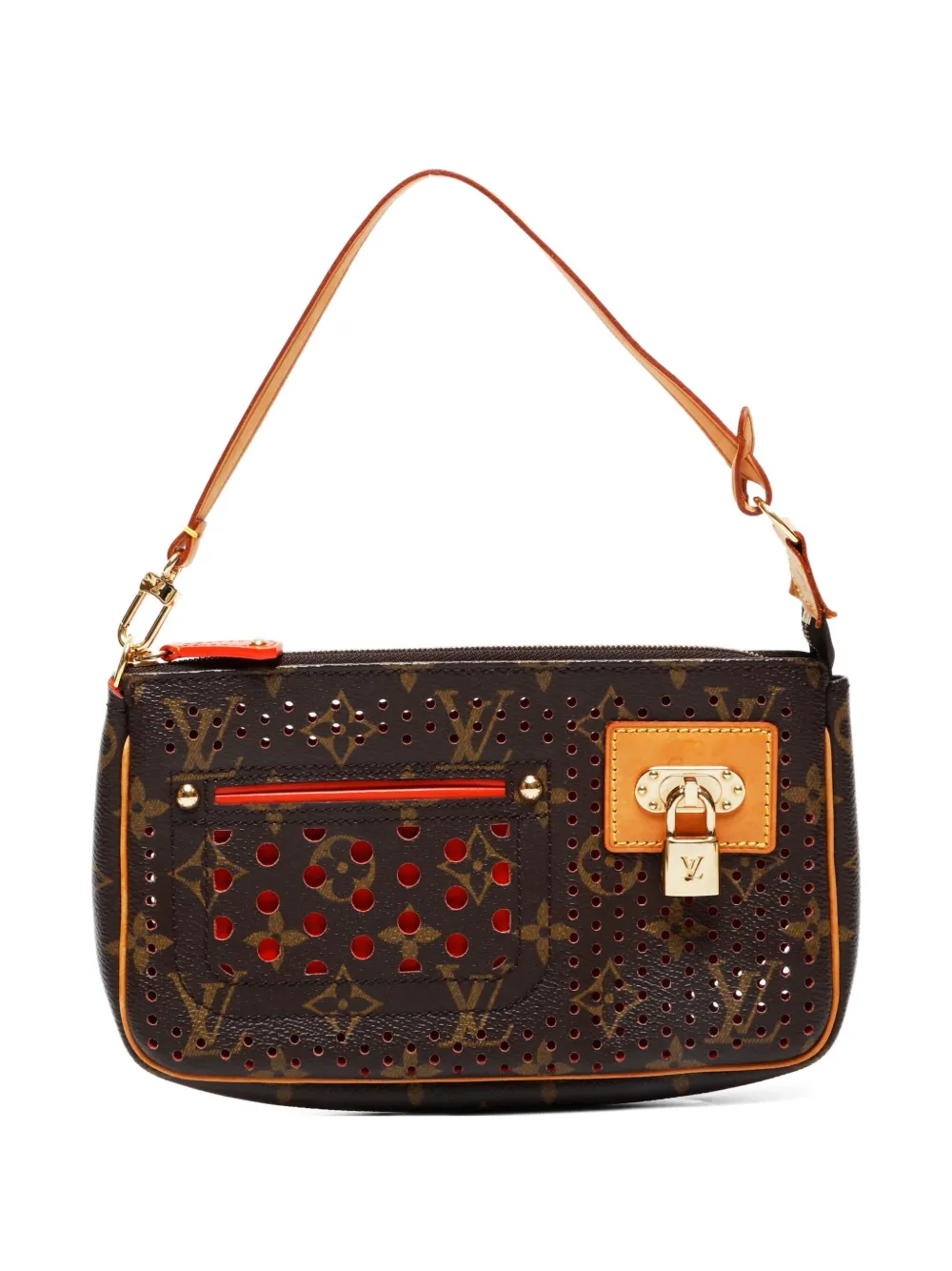 Louis Vuitton Pre-Owned 2006 Perfo Pochette Accessory shoulder bag - Louis Vuitton Pre-Owned 2006 Perfo Pochette Accessory shoulder bag -