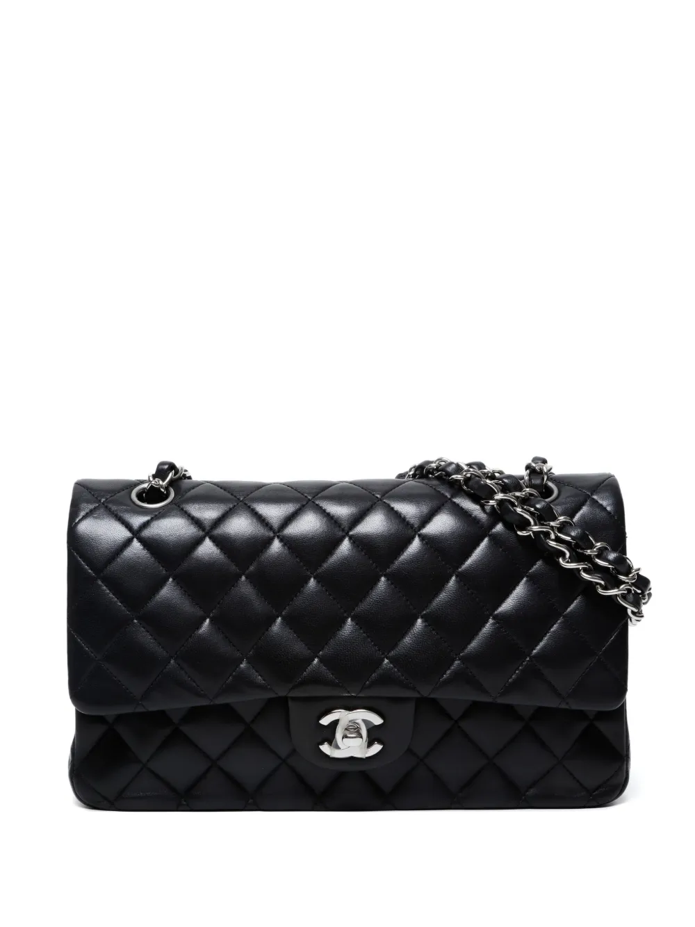 CHANEL Pre-Owned 2012s Classic Double Flap quilted shoulder bag - ブラック CHANEL Pre-Owned 2012s Classic Double Flap quilted shoulder bag - ブラック