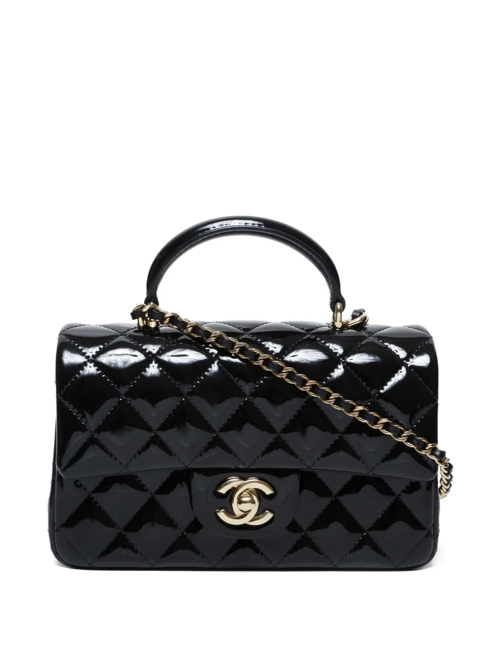 CHANEL Pre-Owned 2020-2025 quilted shoulder bag - ブラック CHANEL Pre-Owned 2020-2025 quilted shoulder bag - ブラック