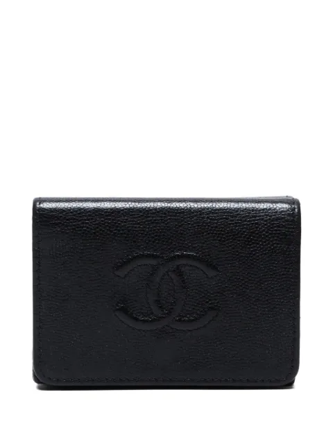 CHANEL Pre-Owned 2018-2019 Mark Caviar leather wallet