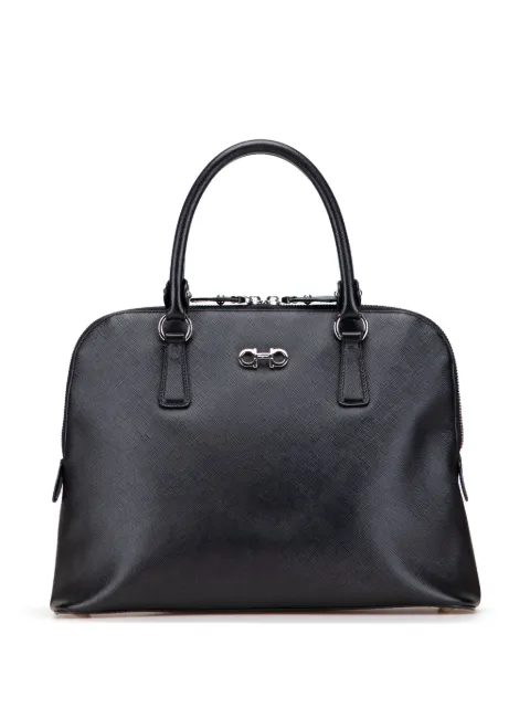 Ferragamo Pre-Owned 2021 Leather Gancini Dome handbag