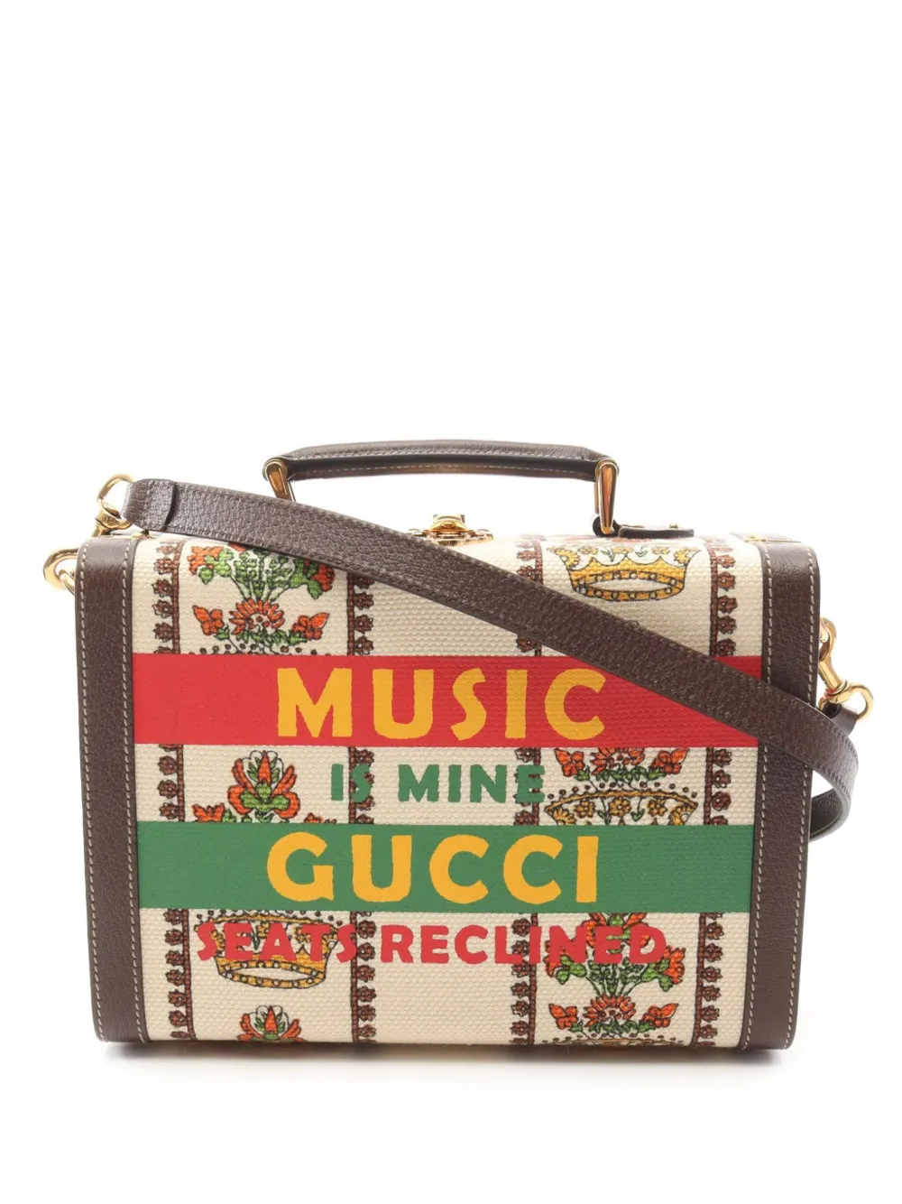 Gucci Pre-Owned 2016-2025 100 センテニアル キャンバス ミュージックイズマイン ビューティケース Gucci Pre-Owned 2016-2025 100 センテニアル キャンバス ミュージックイズマイン ビューティケース