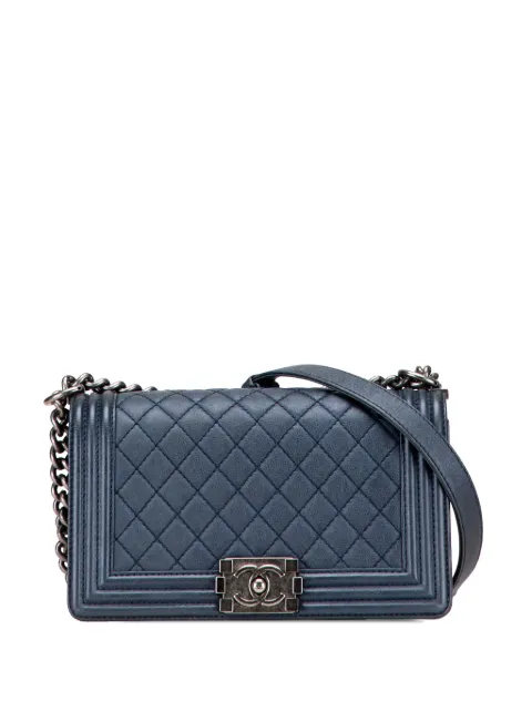 CHANEL Pre-Owned sac à bandoulière matelassé Boy Flap médium (2014)
