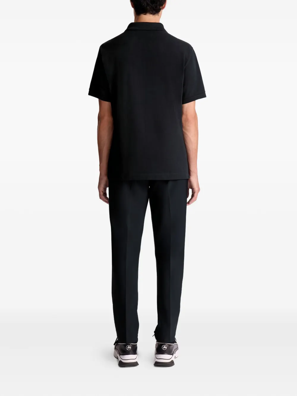 Fusalp Pique-cotton Polo Shirt In Blue