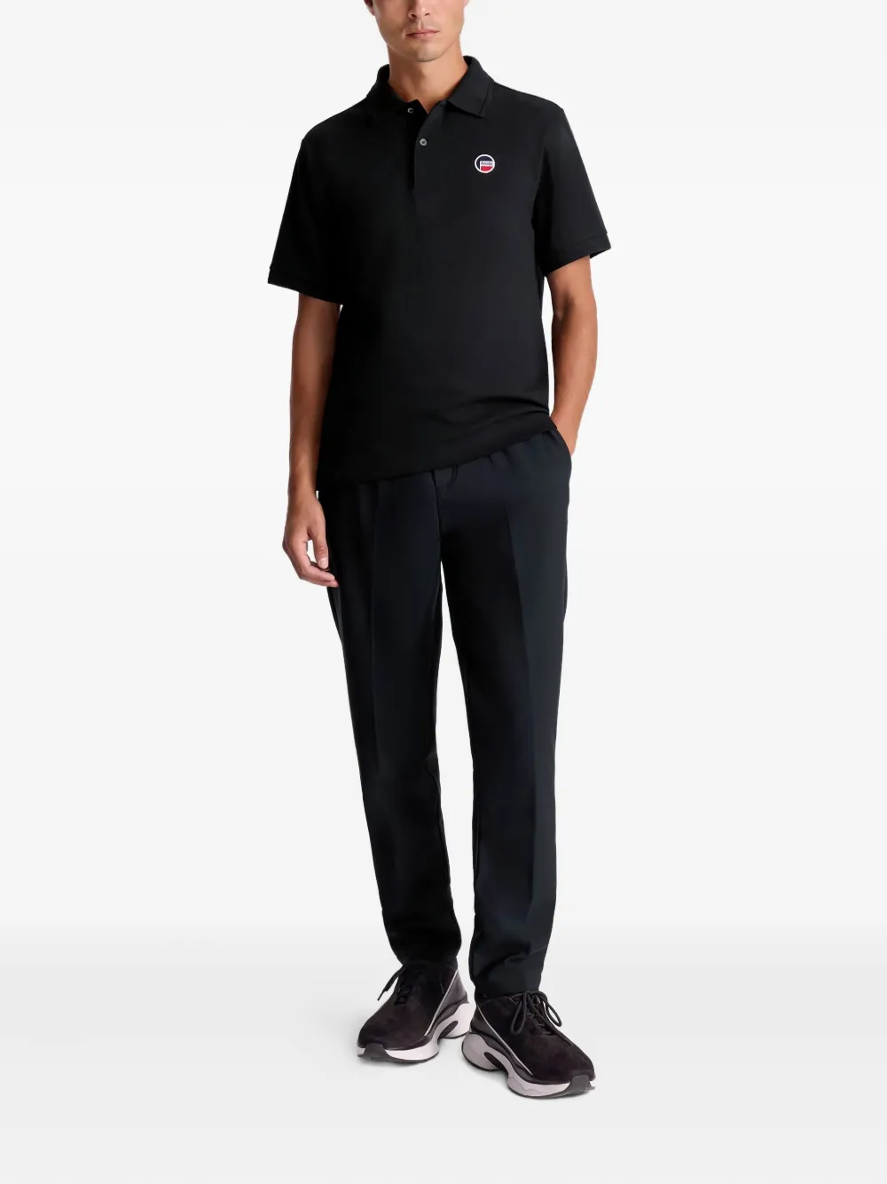 Fusalp pique-cotton polo shirt - Zwart