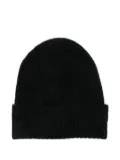 Roberto Collina ribbed beanie - Black