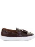 Fratelli Rossetti tassel-detail leather loafers - Brown