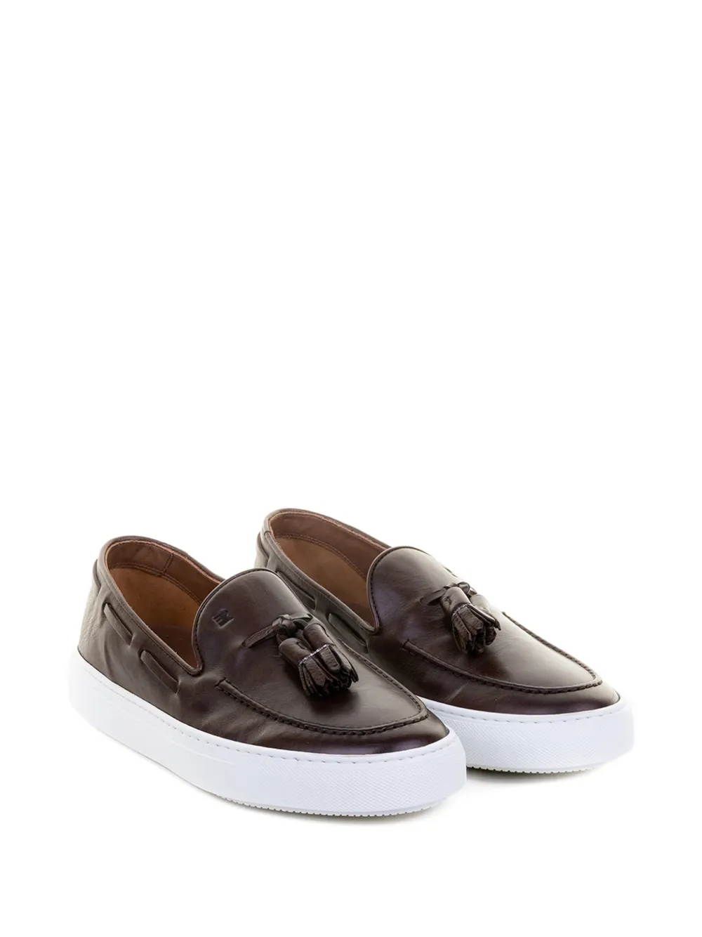 Fratelli Rossetti tassel-detail leather loafers - Bruin