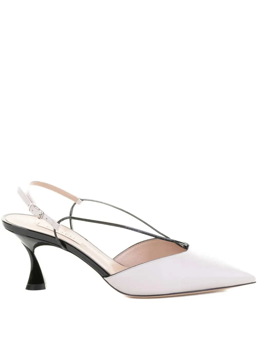 Casadei slingback leather pumps White