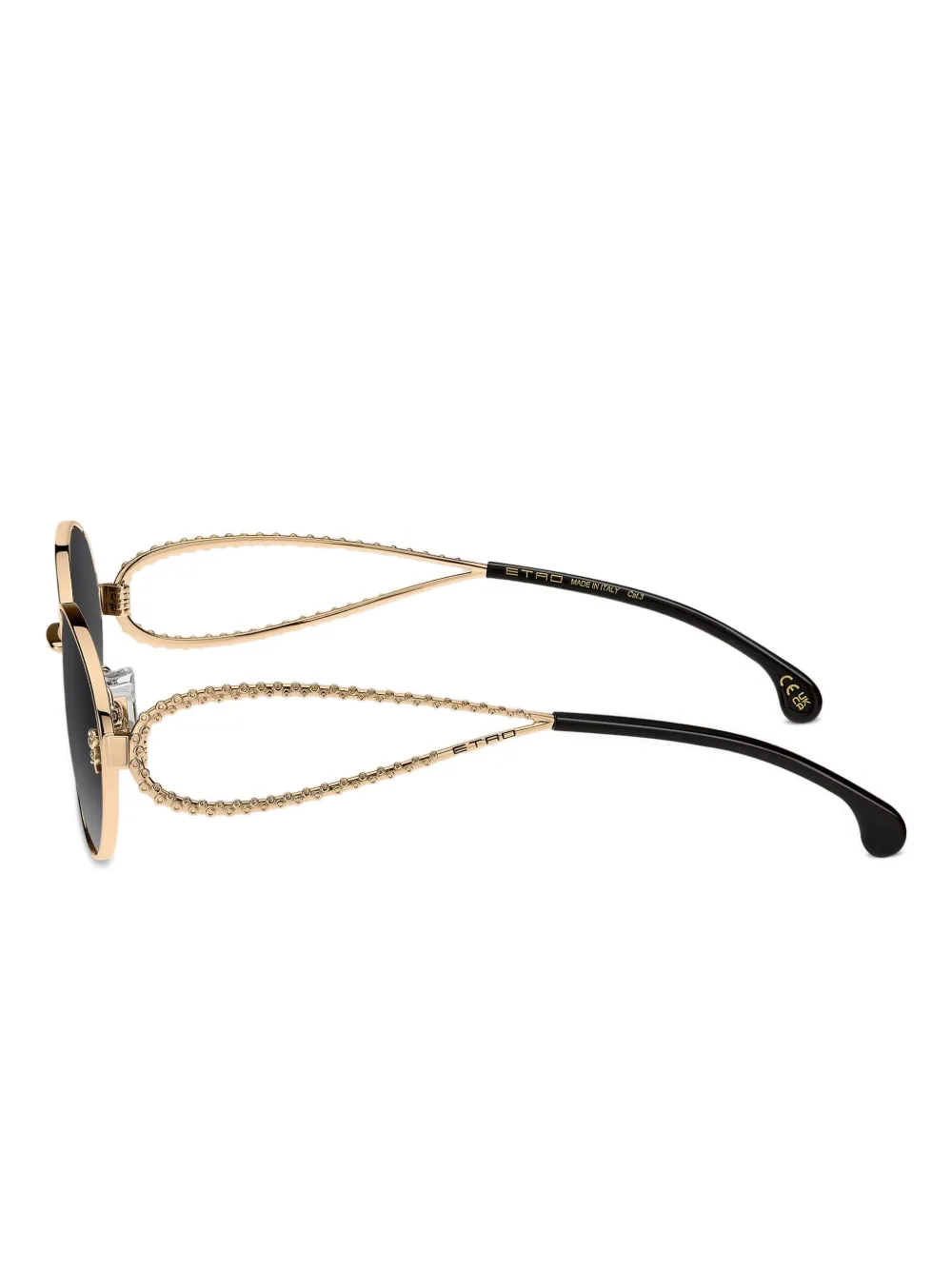 Etro Round-frame Sunglasses In Black