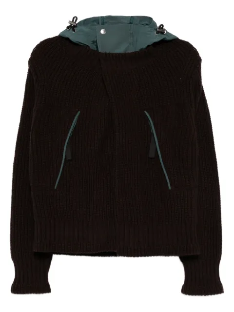 sacai double-layer jumper