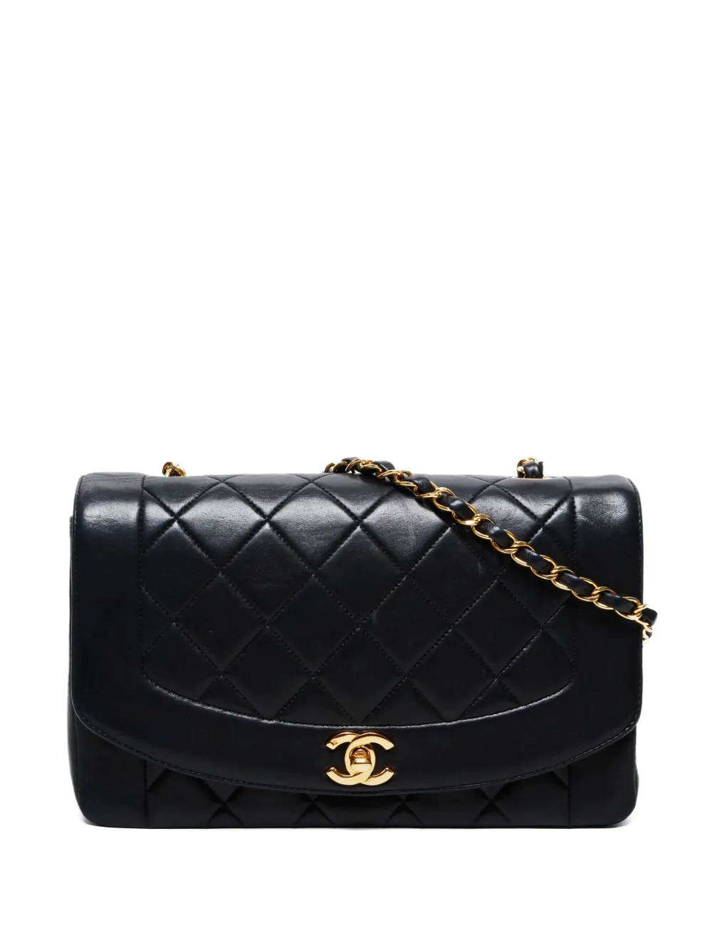 CHANEL Pre-Owned 1991-1994 Diana Flap shoulder bag - ブラック CHANEL Pre-Owned 1991-1994 Diana Flap shoulder bag - ブラック