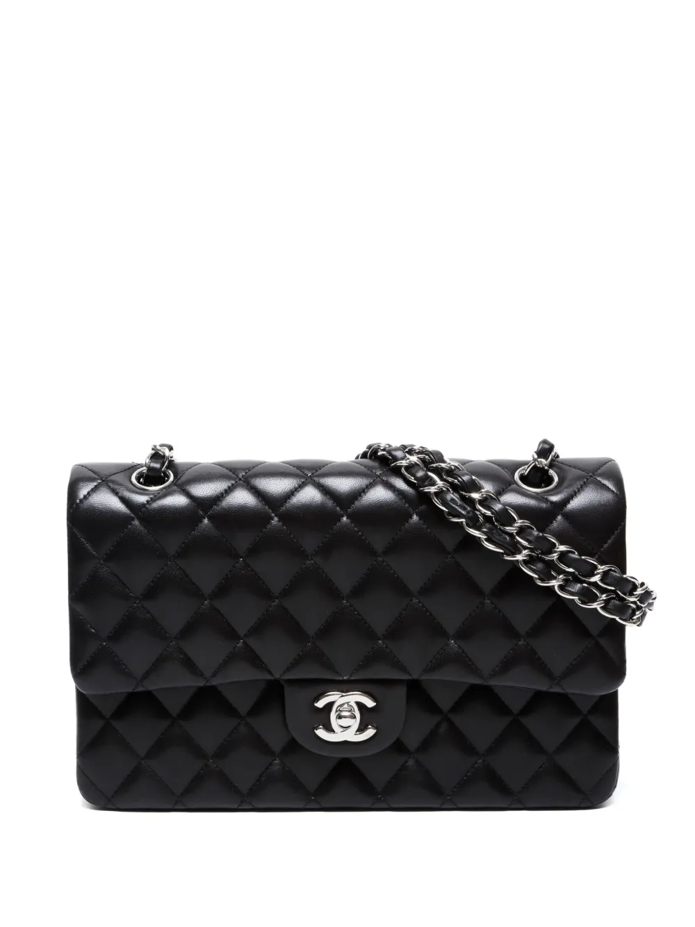 CHANEL Pre-Owned 2014 medium Classic Double Flap shoulder bag - ブラック CHANEL Pre-Owned 2014 medium Classic Double Flap shoulder bag - ブラック