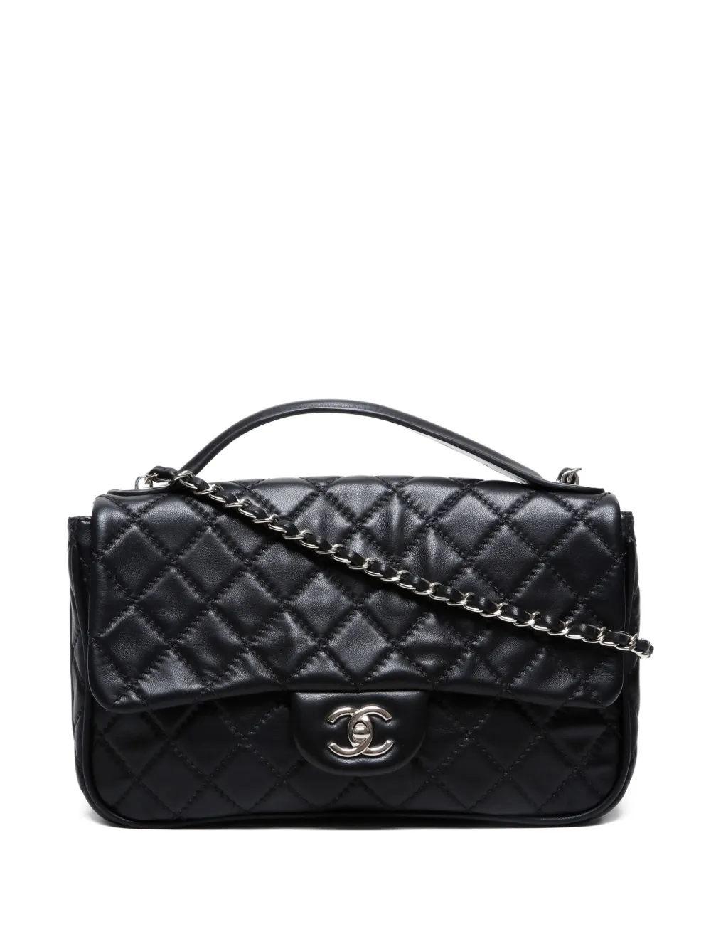 CHANEL Pre-Owned 2000-2015 quilted shoulder bag - ブラック CHANEL Pre-Owned 2000-2015 quilted shoulder bag - ブラック