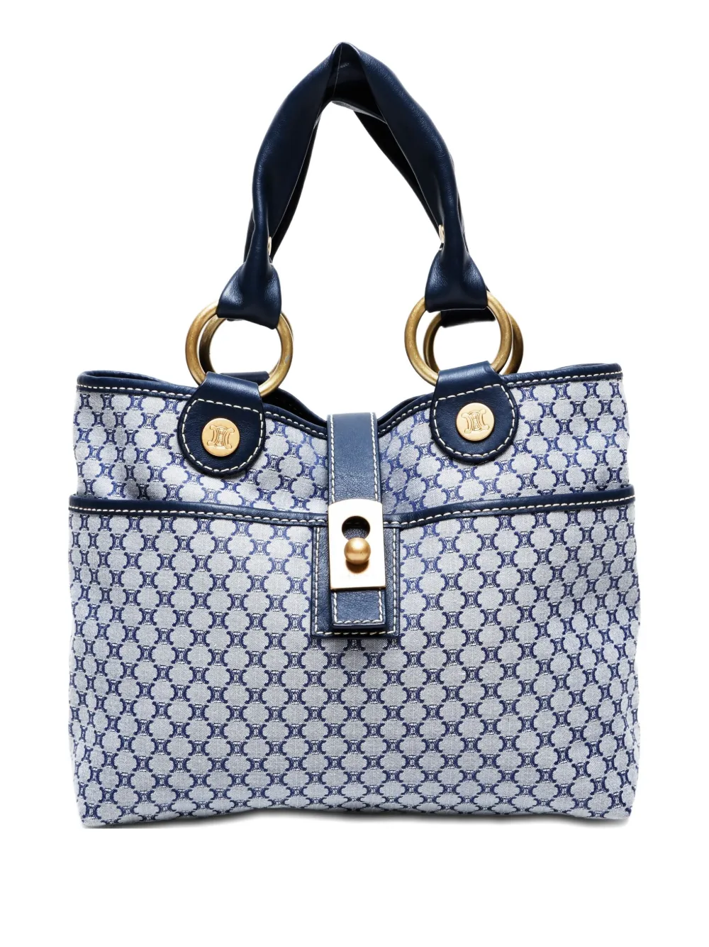 Céline Pre-Owned 2000-2020s Macadam Canvas tote bag - ブルー Céline Pre-Owned 2000-2020s Macadam Canvas tote bag - ブルー