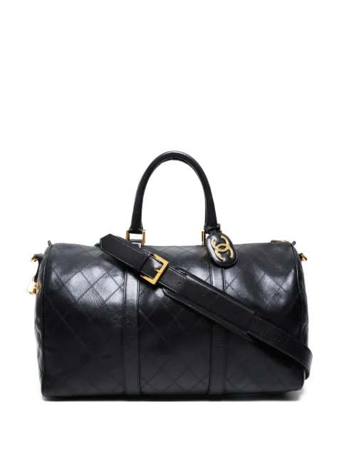 CHANEL Pre-Owned 1989-1991  quilted leather Boston bag