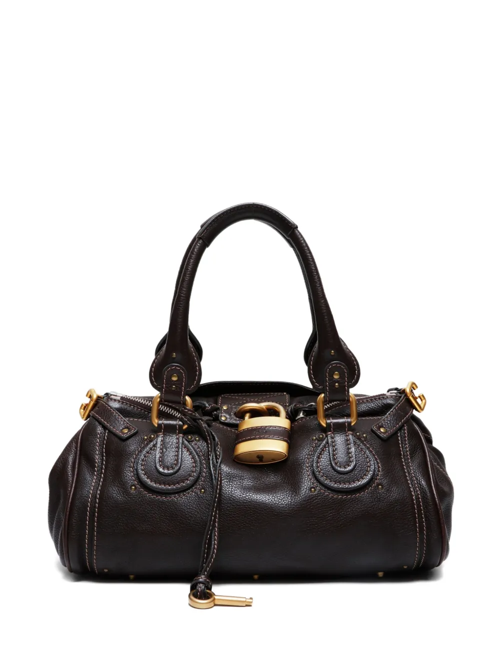 Chloé Pre-Owned 2000-2020s Paddington shoulder bag - ブラウン Chloé Pre-Owned 2000-2020s Paddington shoulder bag - ブラウン