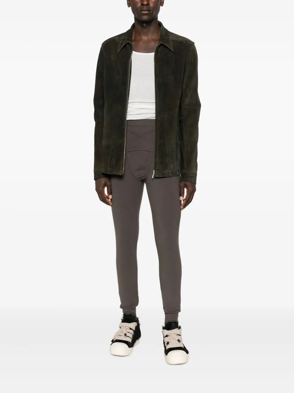 Rick Owens zip-front suede jacket | Shirt Jackets | Image 2