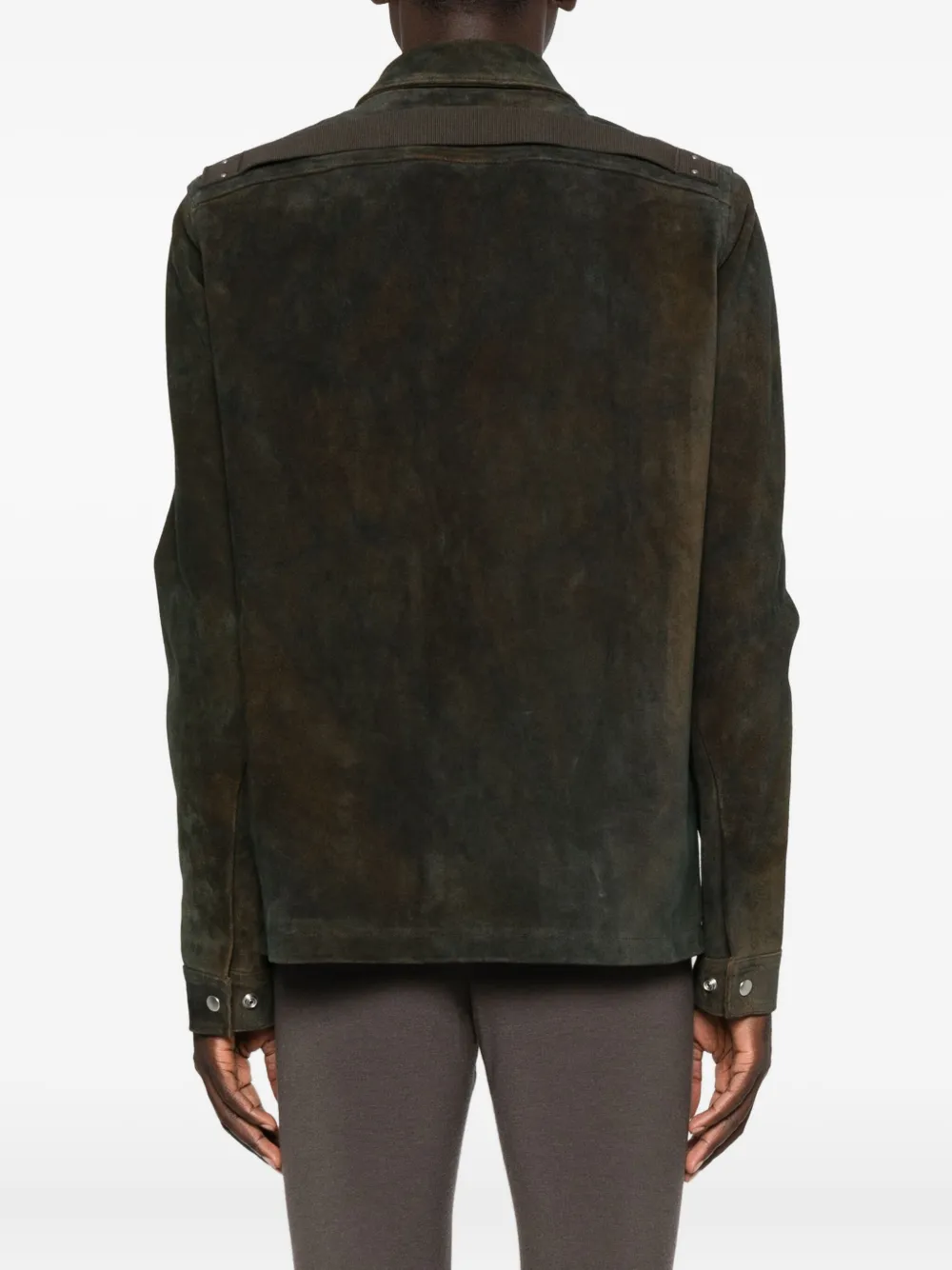 Rick Owens スエード ジャケット | ブラウン | FARFETCH JP