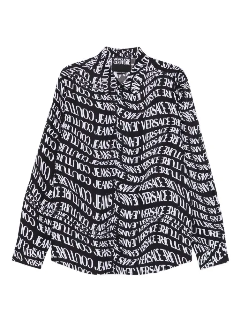 Versace Jeans Couture logo-print long-sleeves shirt