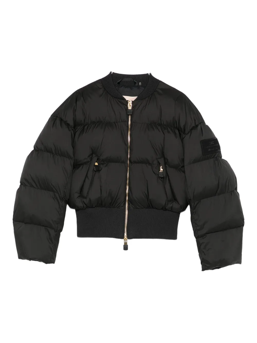 Elisabetta Franchi Kids chamarra capitonada con cierre | negro | Image 1