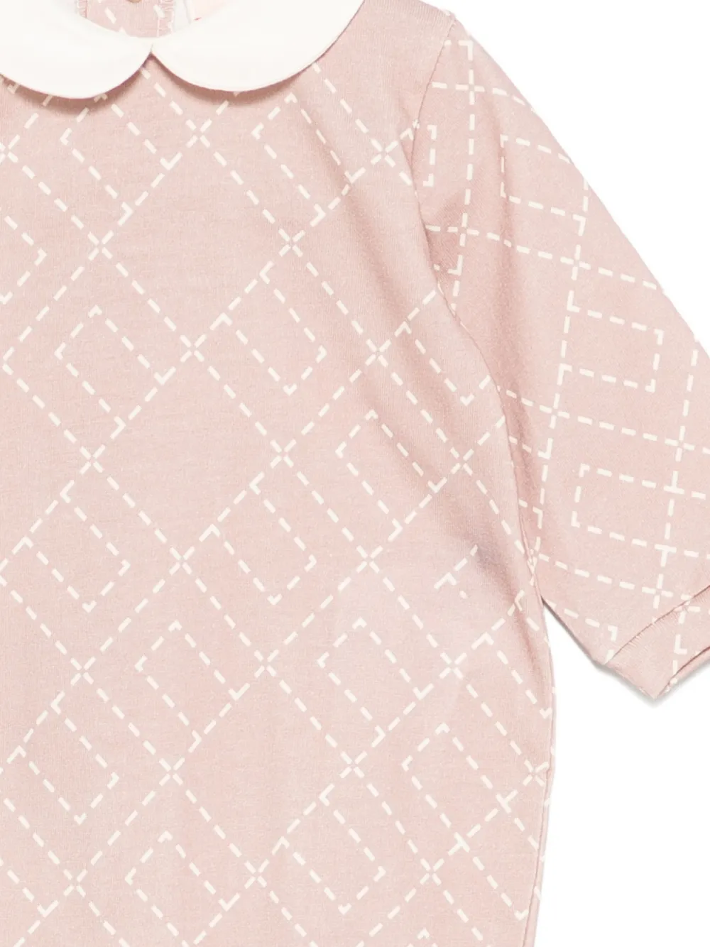 Elisabetta Franchi Kids Pyjama met geometrische print Roze