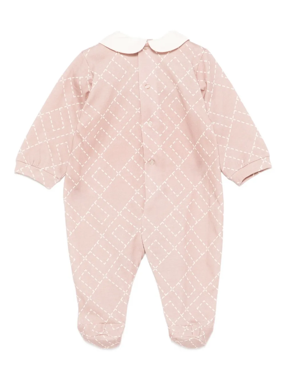 Elisabetta Franchi Kids geometric-print pajamas - Roze