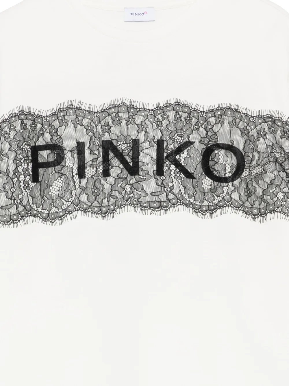 Pinko Kids T-shirt met logoprint Wit