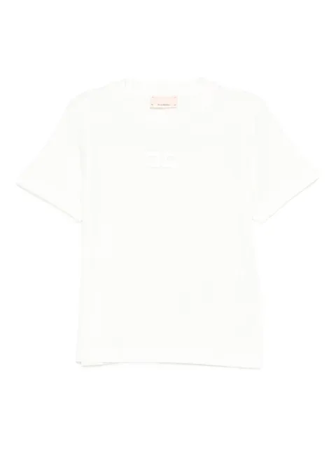 Elisabetta Franchi Kids t-shirt à logo brodé
