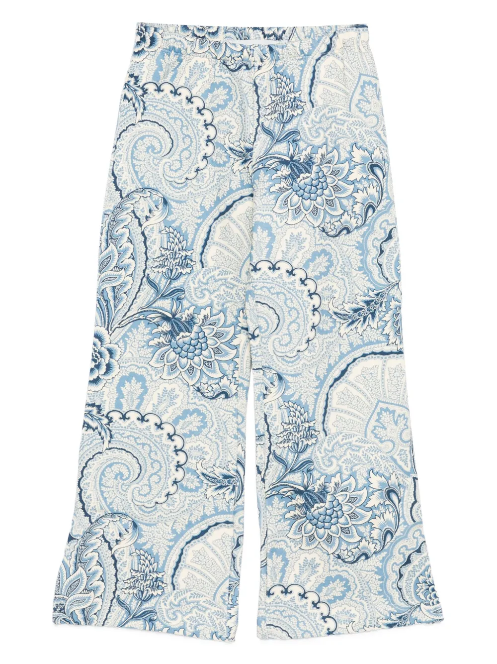 ETRO KIDS paisley-print trousers - Blu