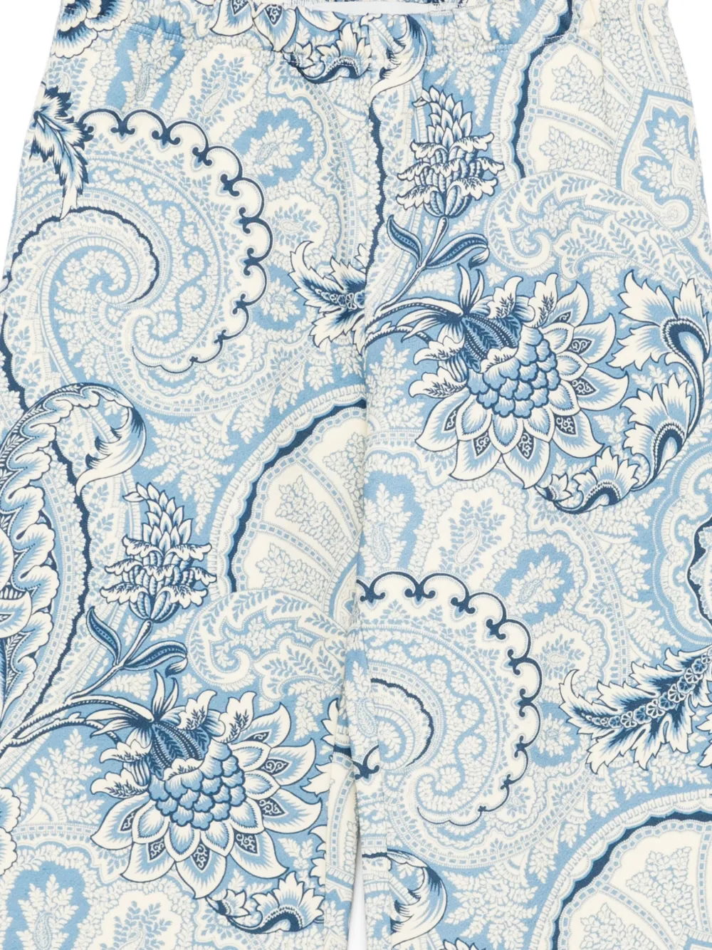 ETRO KIDS Broek met paisley-print Blauw