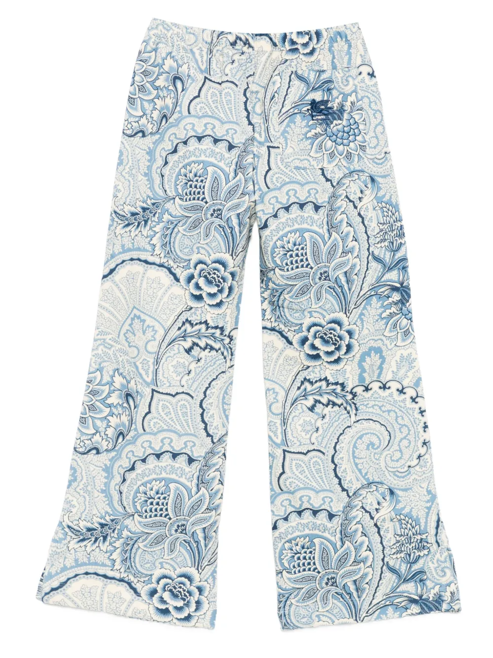 ETRO KIDS Broek met paisley-print Blauw