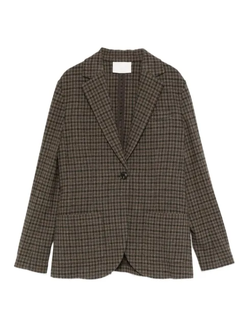 Circolo 1901 checked single-breasted blazer 
