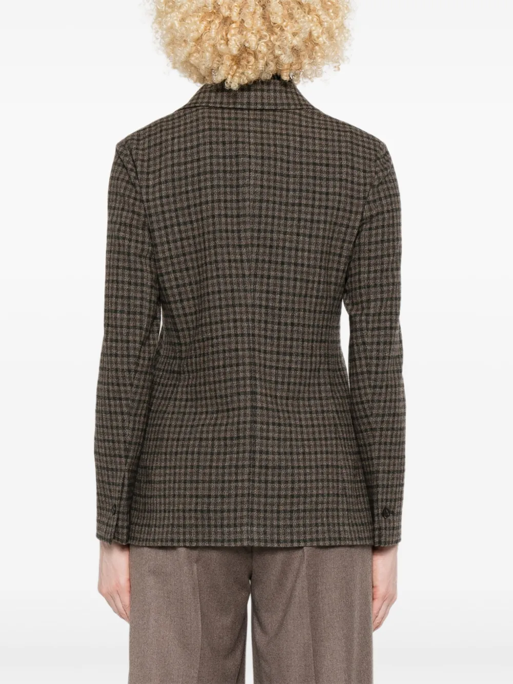 Circolo 1901 Geruite blazer Bruin