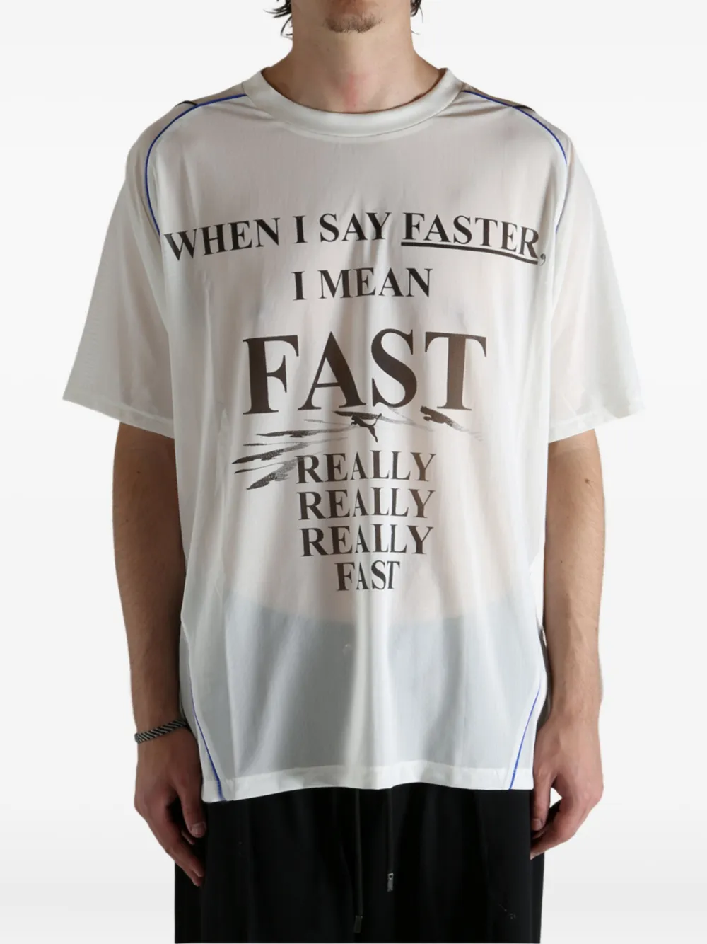 PUMA Nine To Five graphic-print panelled T-shirt | T-Shirts | Image 2