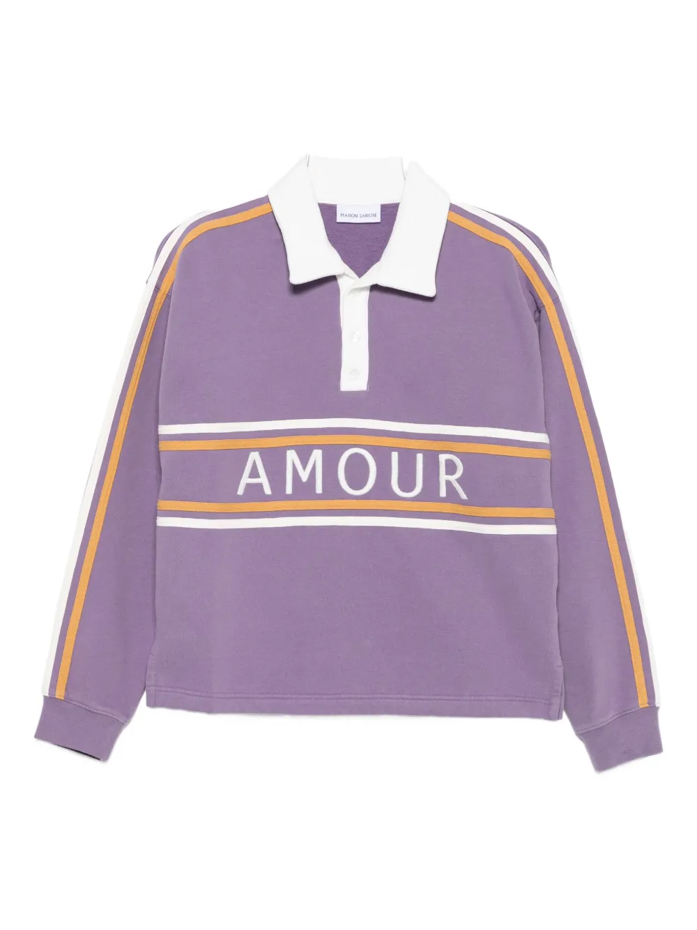 Maison Labiche Polo Collar Sweatshirt In Multi