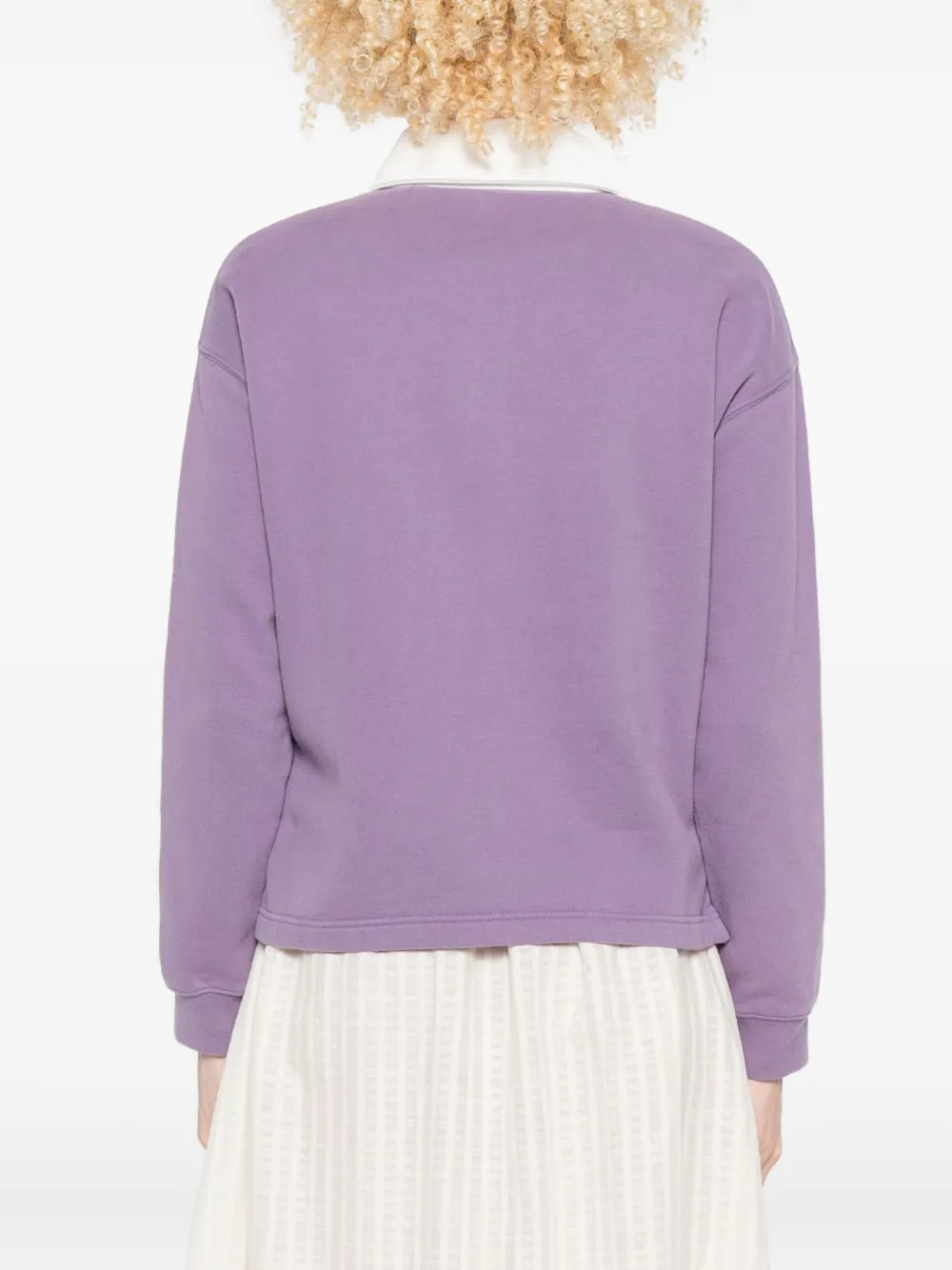 Maison Labiche Polo Collar Sweatshirt In Multi