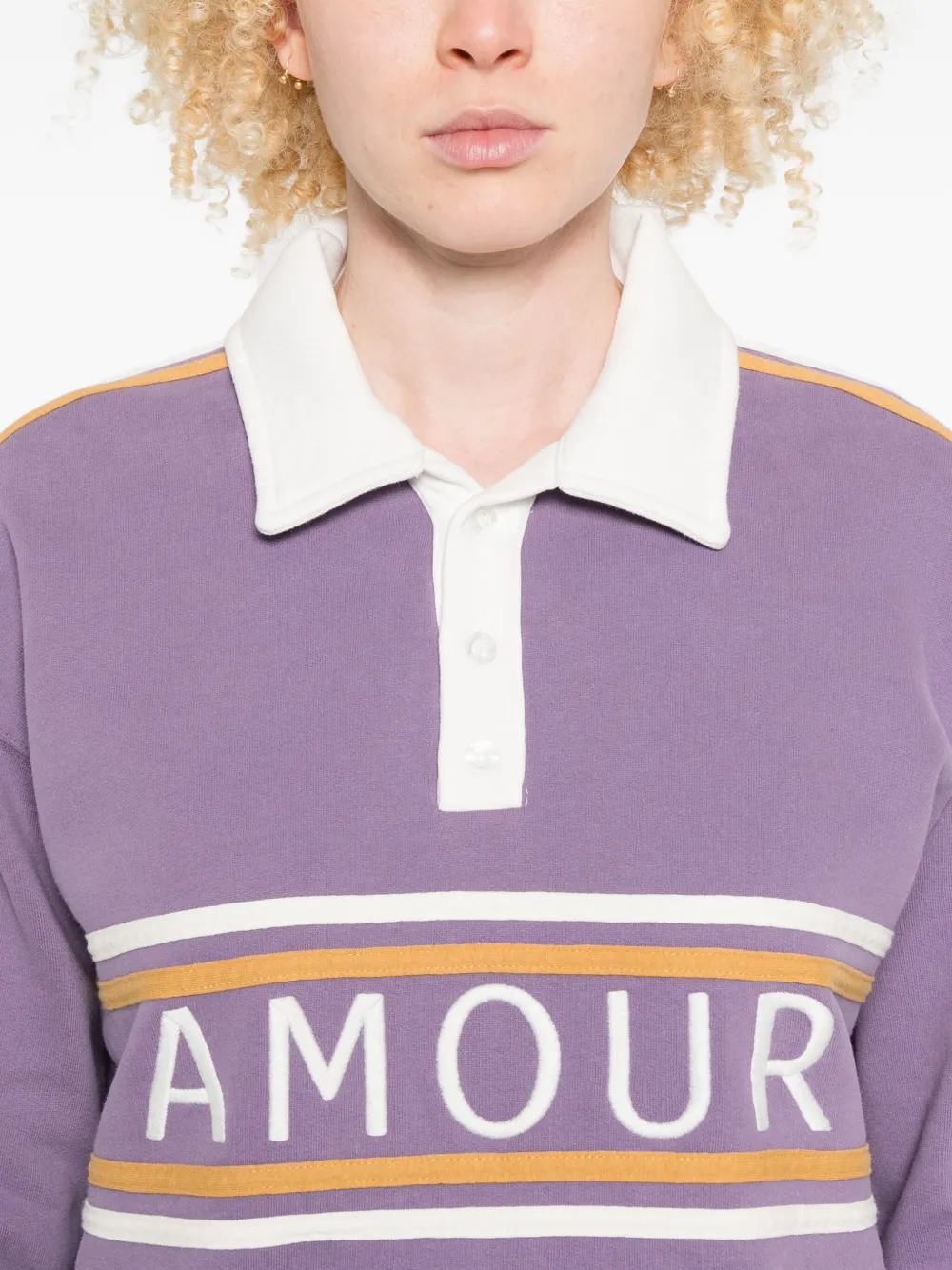 Maison Labiche Polo Collar Sweatshirt In Multi