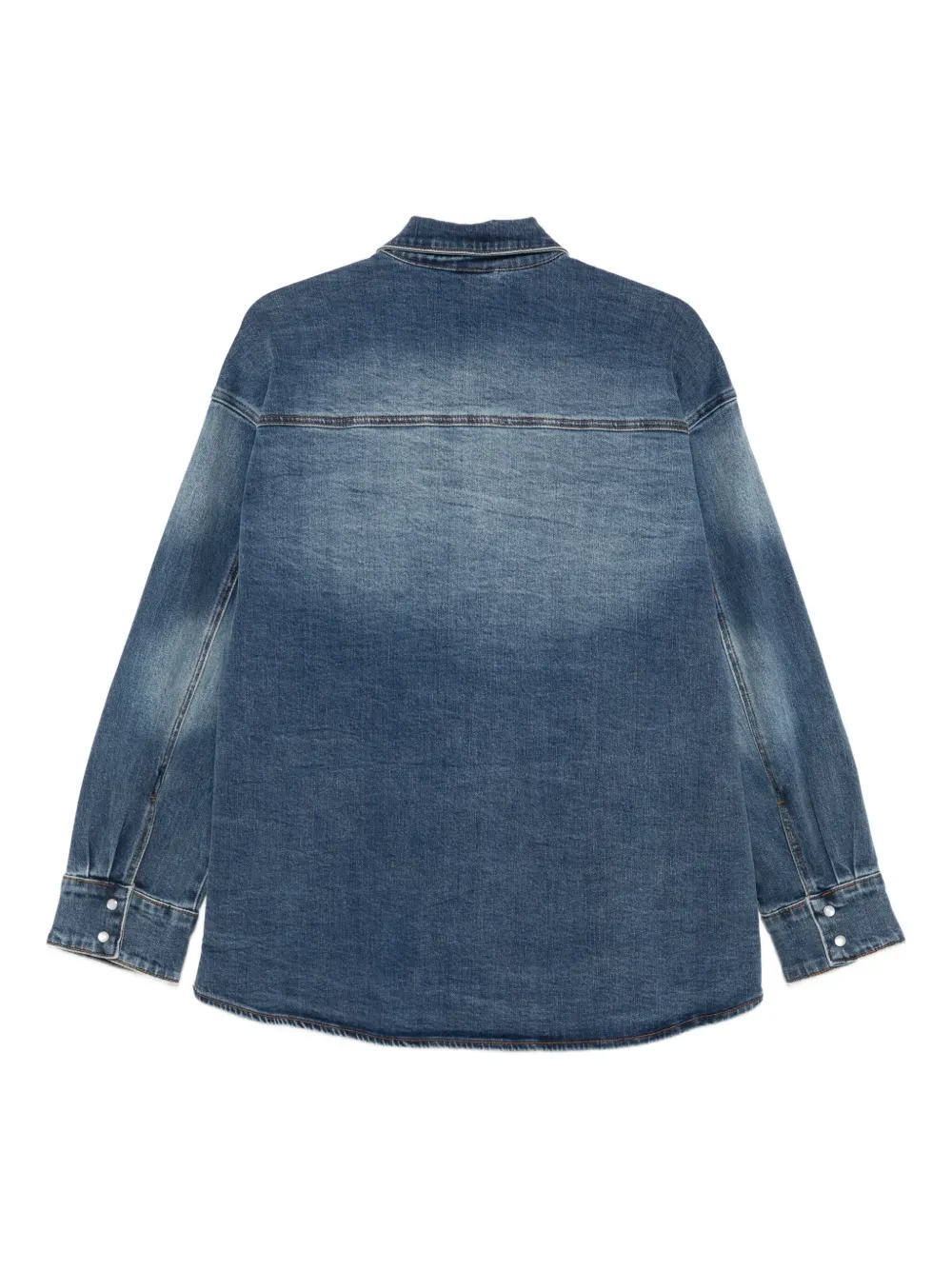 Gestuz GZviva denim blouse - Blauw