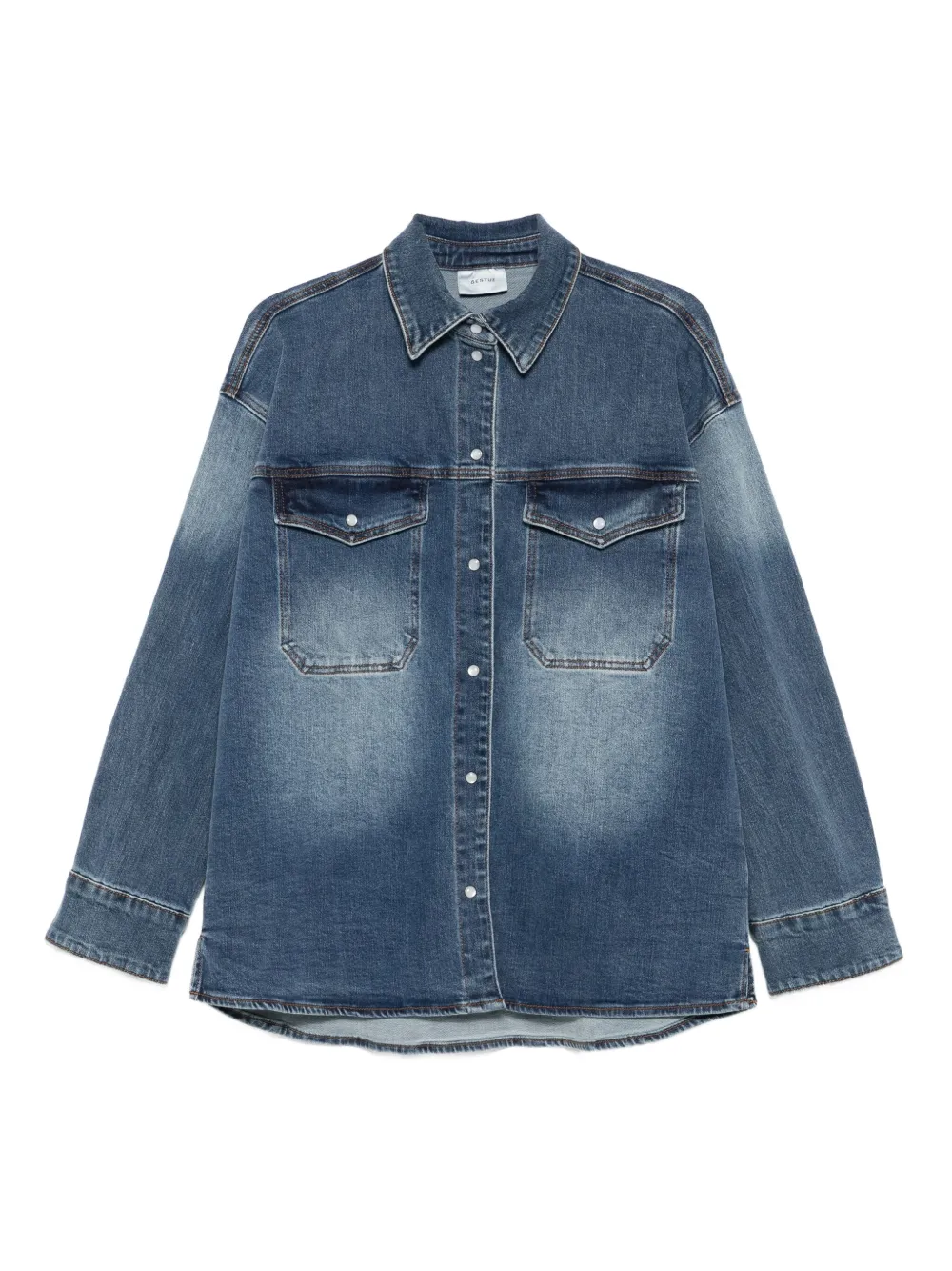 Gestuz GZviva denim shirt | Blue | Image 1