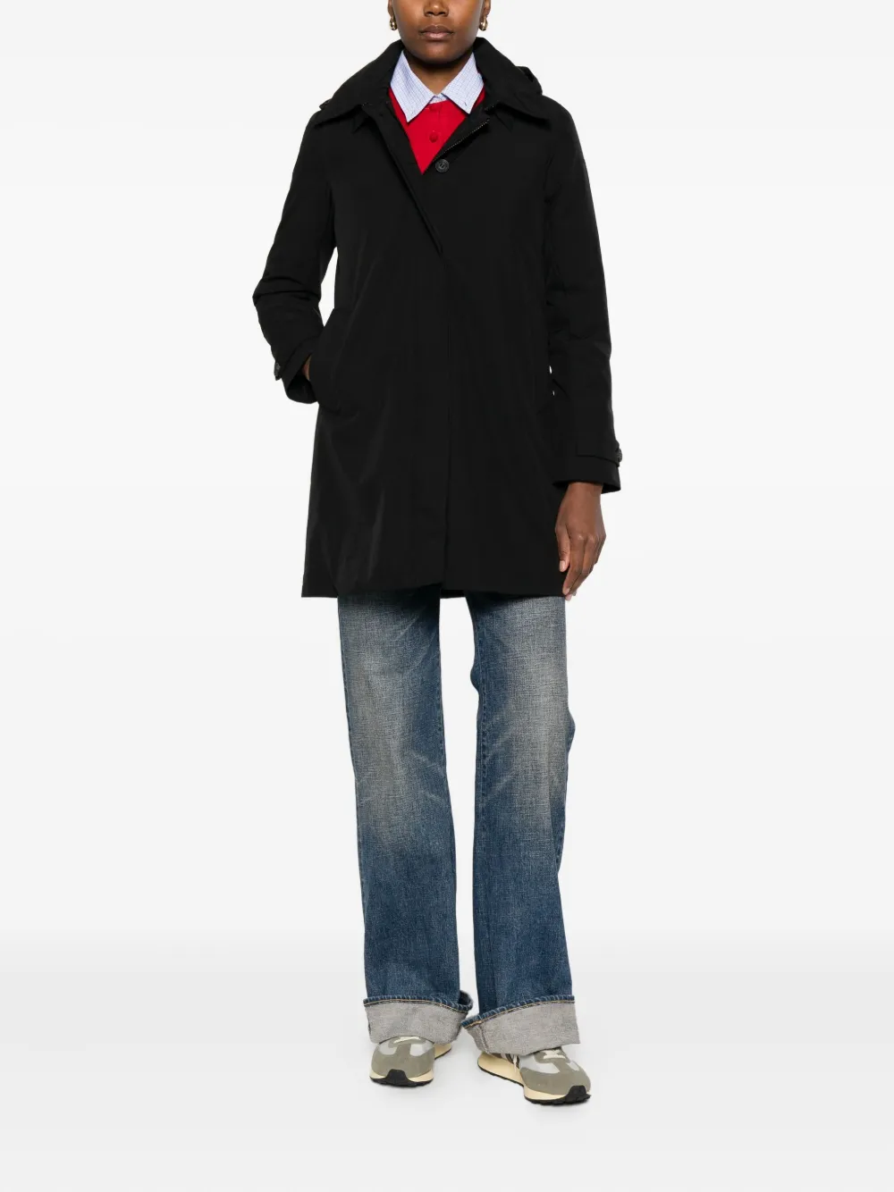 Save The Duck Gab hooded coat | Single Breasted Coats | Image 2